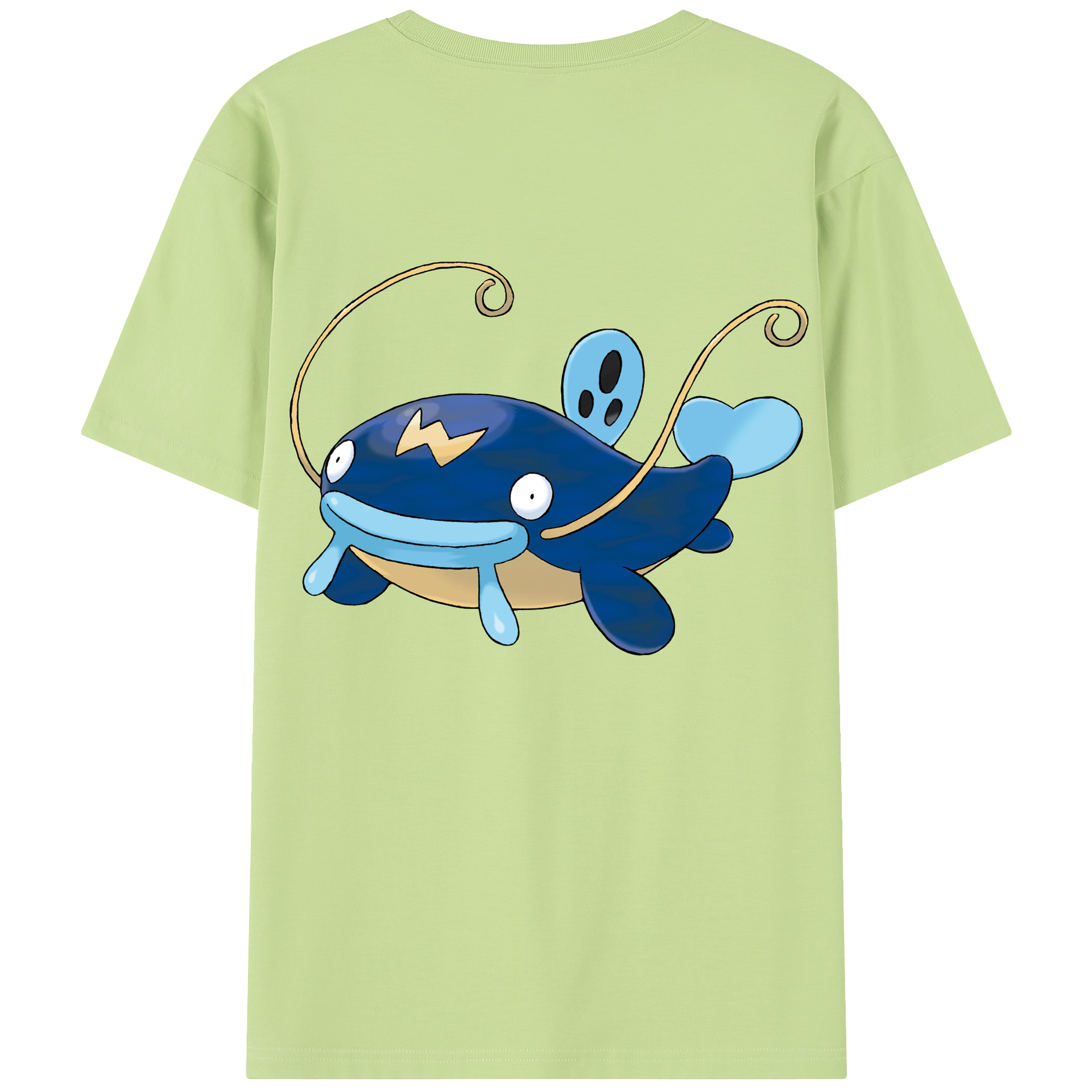 （画像用） ポケットモンスター Pokémon 綿100％半袖Tシャツ（背面プリント）